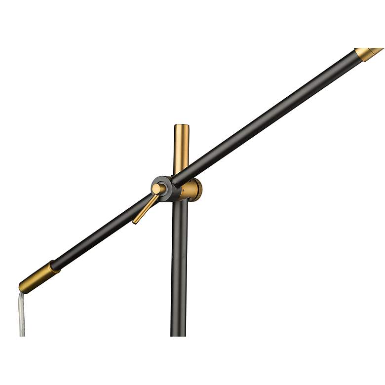 Image 6 Calumet by Z-Lite Matte Black + Olde Brass 1 Light Table Lamp more views