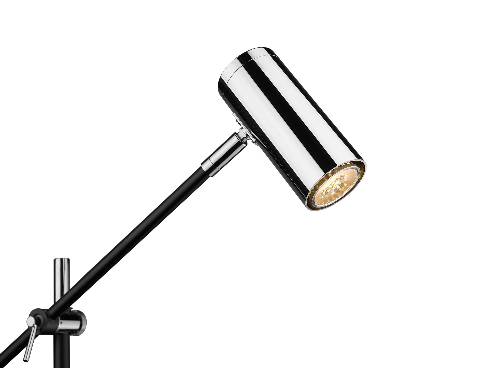 Image 6 Calumet by Z-Lite Matte Black + Polished Nickel 1 Light Floor Lamp more views