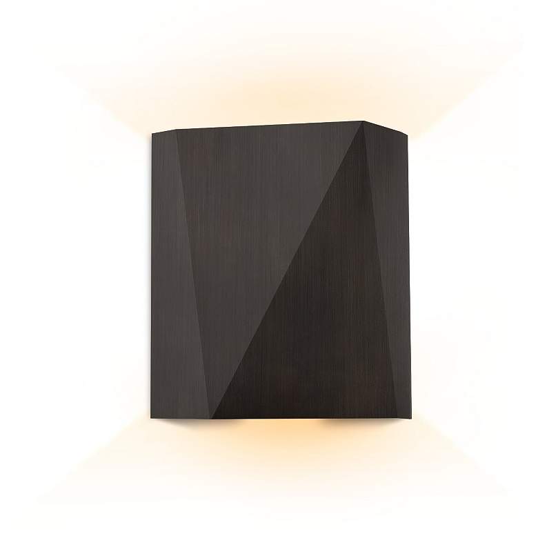 Image 1 Calx 9.07" Bronze Uplight & Downlight 4000K LED Outdoor Sconce