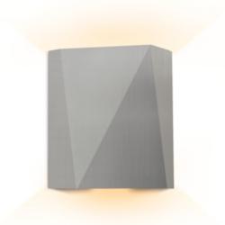 Calx 9.07" Brushed Steel Downlight Dimmable 4000K LED Outdoor Sconce
