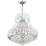 Calylah 21 1/2" Wide Chrome and Crystal Chandelier in scene