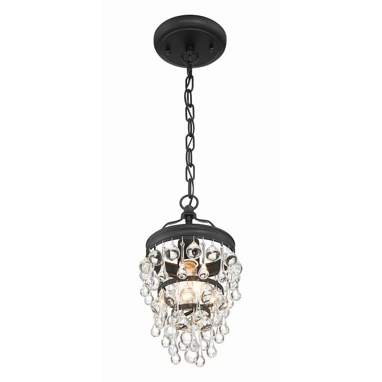 Image 4 Calypso 1 Light Matte Black Mini Chandelier more views