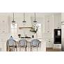 5_Calypso 1 Light Matte Black Mini Chandelier more views