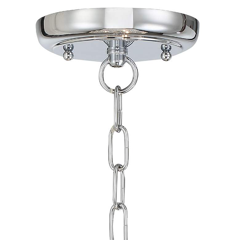Image 5 Calypso 12" Wide Crystal and Chrome Chandelier more views