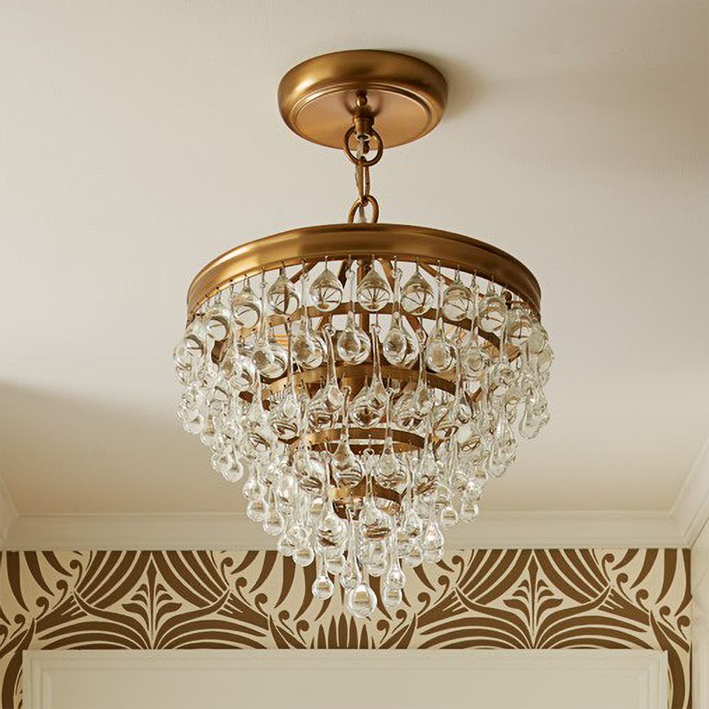 12 inch crystal chandelier