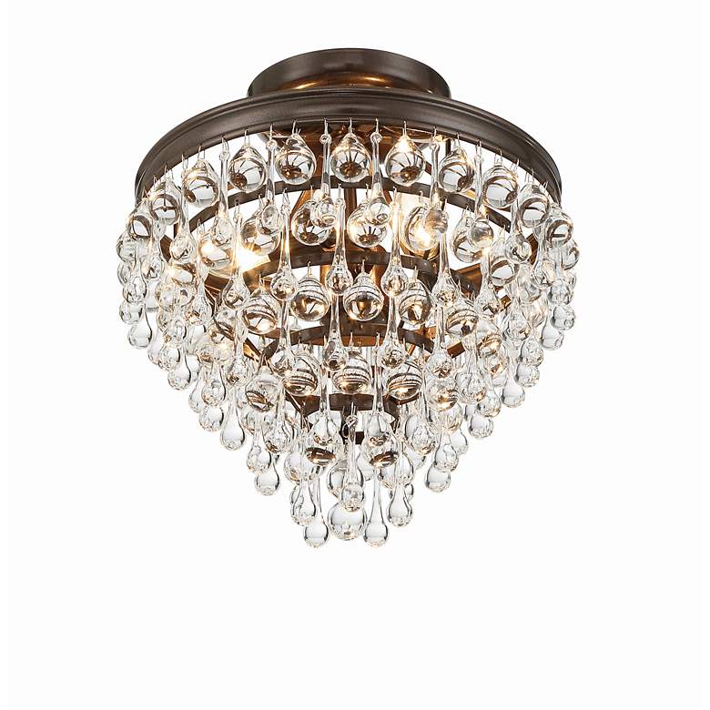 Image 6 Calypso 13" Wide Vibrant Bronze Multi-Tier Ceiling Light more views