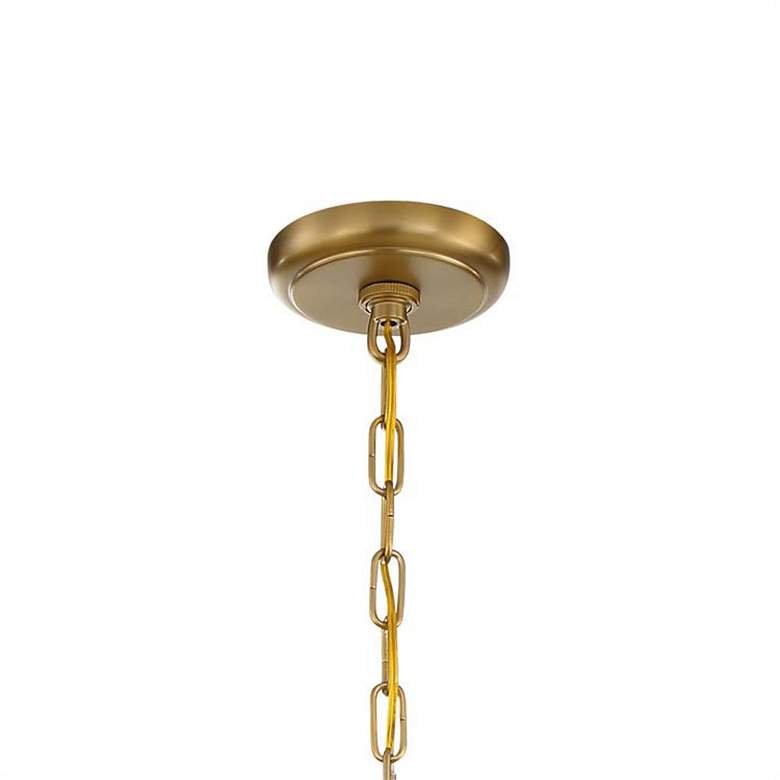 Image 4 Calypso 24"W Vibrant Gold and Crystal Teardrop Chandelier more views