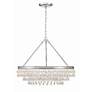 5_Calypso 25" Wide Polished Chrome Crystals 6-Light Chandelier more views