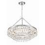 6_Calypso 25" Wide Polished Chrome Crystals 6-Light Chandelier more views
