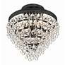 5_Calypso 3 Light Matte Black Semi Flush Mount more views