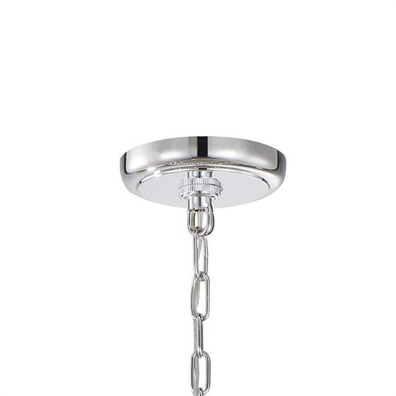 Image 6 Calypso 30" Wide Polished Chrome and Crystal Chandelier more views