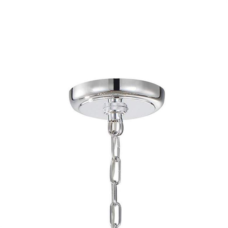 Image 5 Calypso 30 inch Wide Polished Chrome and Crystal Chandelier more views