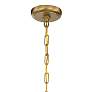 Calypso 30"W Vibrant Gold and Crystal Teardrop Chandelier in scene