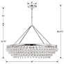 7_Calypso 40"W Chrome Round Kitchen Island Light Chandelier more views