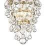 Calypso 7 1/2" Wide Vibrant Gold and Crystal Mini Chandelier