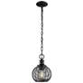1_Calypso Mini Pendant in Matte Black with Matte Black Shade