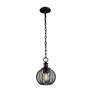 2_Calypso Mini Pendant in Matte Black with Matte Black Shade more views