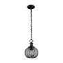 3_Calypso Mini Pendant in Matte Black with Matte Black Shade more views