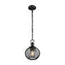 4_Calypso Mini Pendant in Matte Black with Matte Black Shade more views