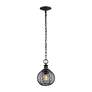 5_Calypso Mini Pendant in Matte Black with Matte Black Shade more views