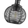 7_Calypso Mini Pendant in Matte Black with Matte Black Shade more views