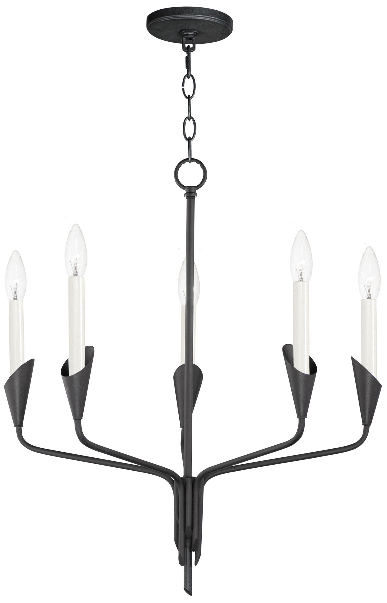 Calyx 5-Light Chandelier Black