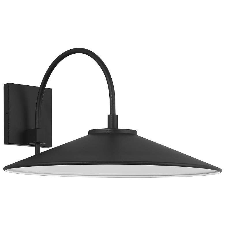 Image 3 Camas 12.25" High Black Outdoor LED Wall Mount more views