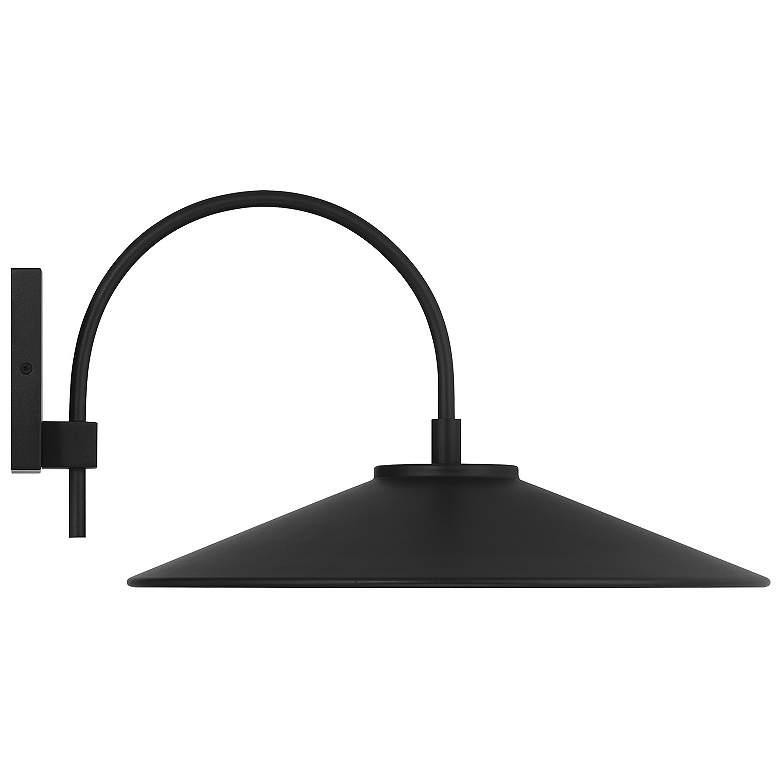 Image 5 Camas 12.25" High Black Outdoor LED Wall Mount more views