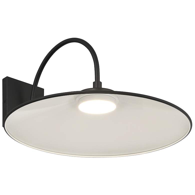 Image 6 Camas 12.25" High Black Outdoor LED Wall Mount more views