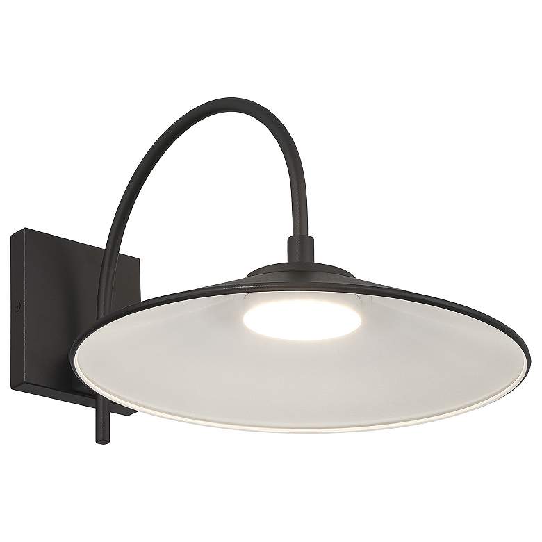 Image 3 Camas 9.75" High Black Outdoor LED Wall Mount more views