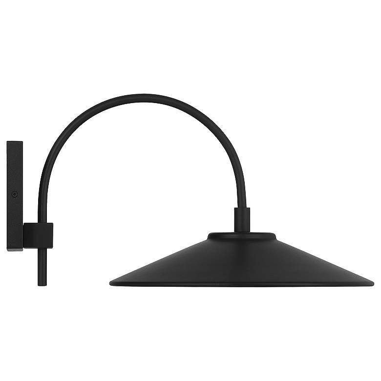 Image 4 Camas 9.75" High Black Outdoor LED Wall Mount more views