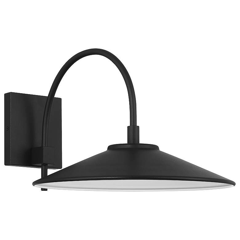 Image 6 Camas 9.75" High Black Outdoor LED Wall Mount more views