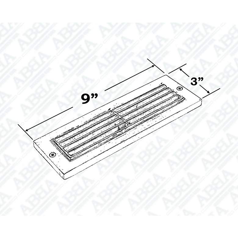 Image 4 Camas 9 inch Wide Bronze LED Surface Step Light more views