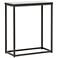 Camber 18" Wide Glass and Pewter Side Table