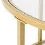 Camber 19 1/2" Wide Gold Nesting Side Tables Set of 2