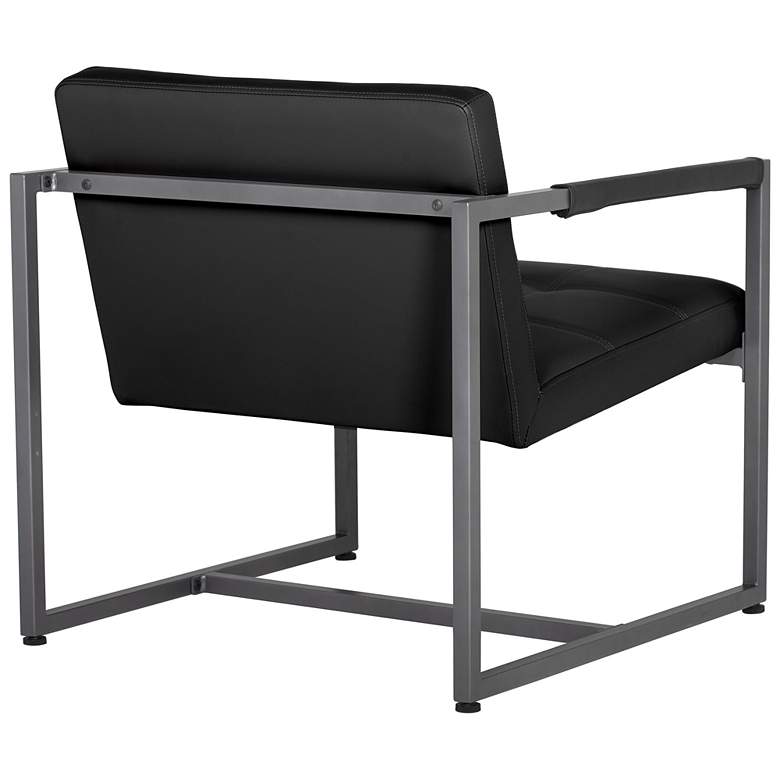 Image 7 Camber Black Blended Leather Accent Chair more views