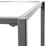 Camber Elite 45 1/2"W Clear Glass Pewter Gray Coffee Table in scene