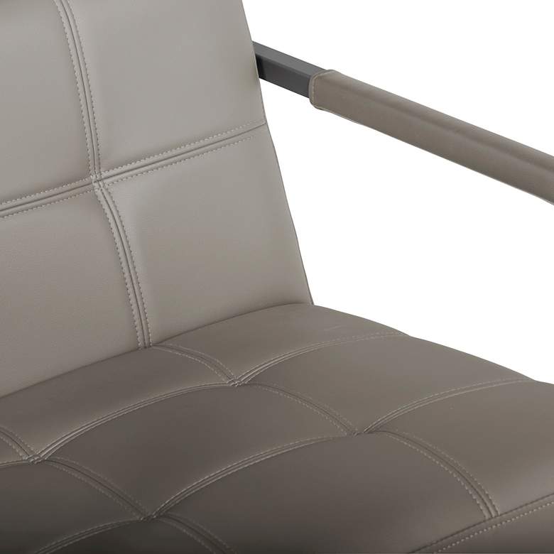Image 3 Camber Mushroom Blended Leather Accent Chair more views