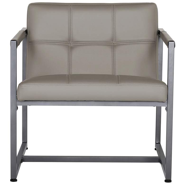 Image 6 Camber Mushroom Blended Leather Accent Chair more views