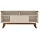 Camberly 53 1/2" Wide Off-White Wood 5-Shelf TV Stand