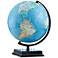 Cambria 16" High Blue Ocean World Globe