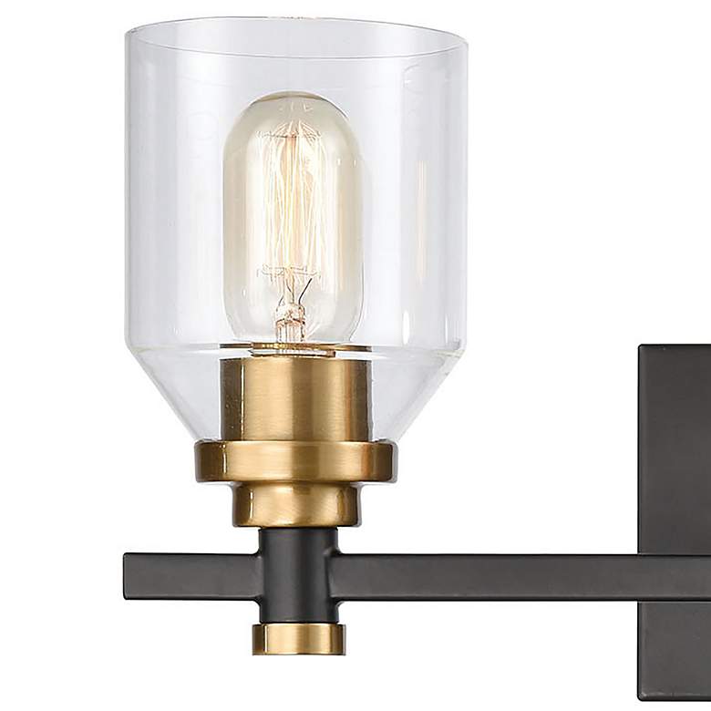 Image 2 Cambria 20" Wide 3-Light Vanity Light - Matte Black more views