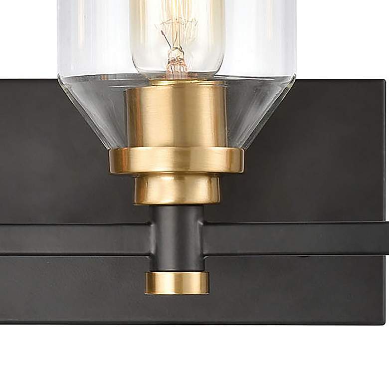 Image 3 Cambria 20" Wide 3-Light Vanity Light - Matte Black more views