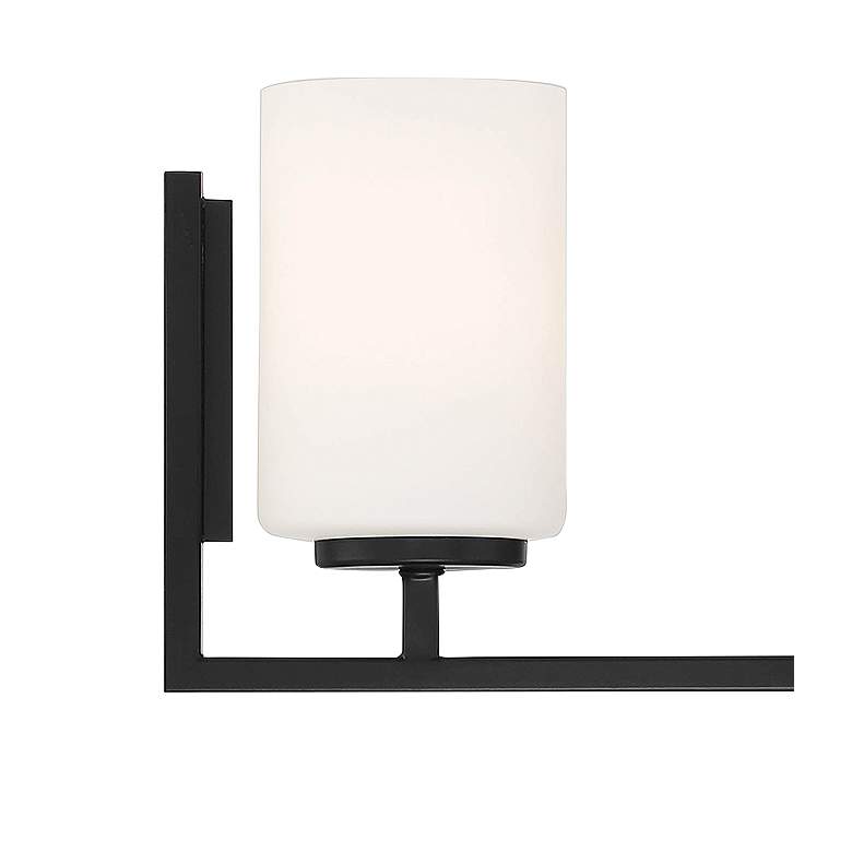 Image 3 Cambria 24" Wide Matte Black Metal 3-Light Vanity Bath Light more views