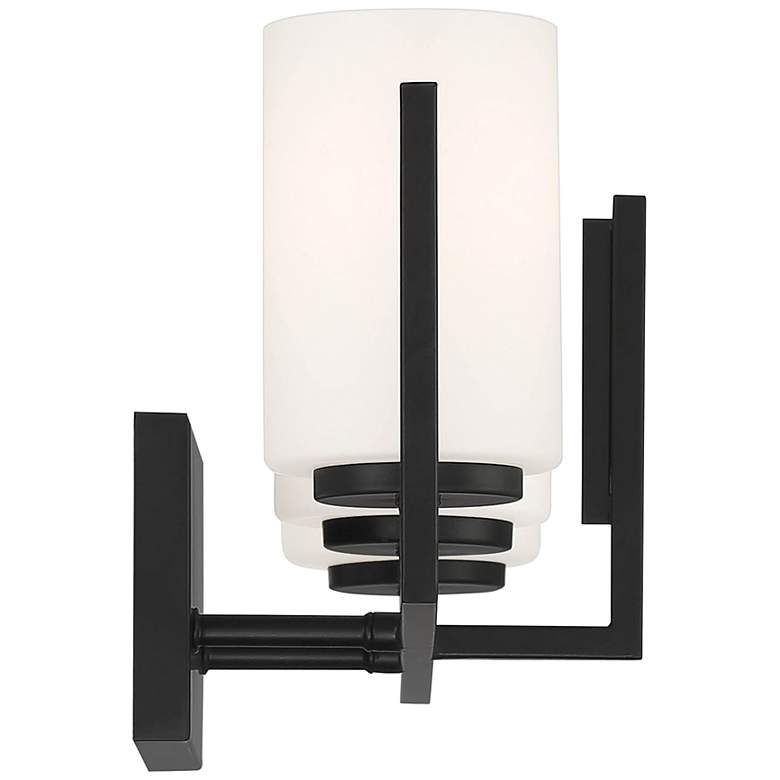 Image 7 Cambria 24" Wide Matte Black Metal 3-Light Vanity Bath Light more views