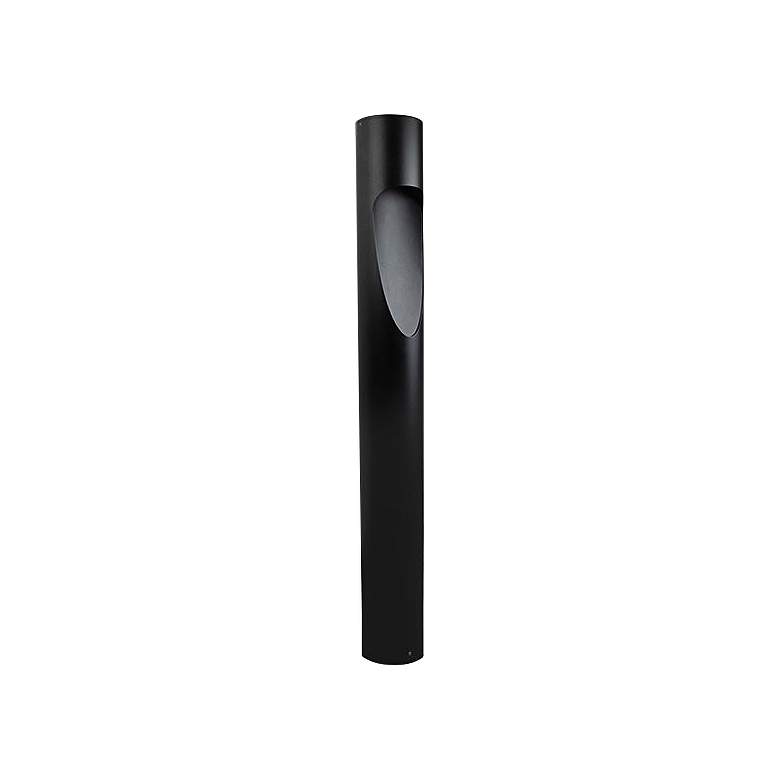 Image 2 Cambria 38 1/2" High Black Metal LED Bollard Light