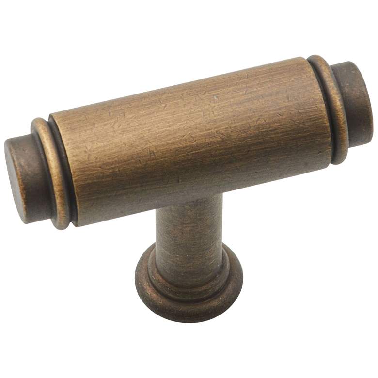 Image 1 Cambria Antique English 1 3/4" Wide T-Bar Large Cabinet Knob