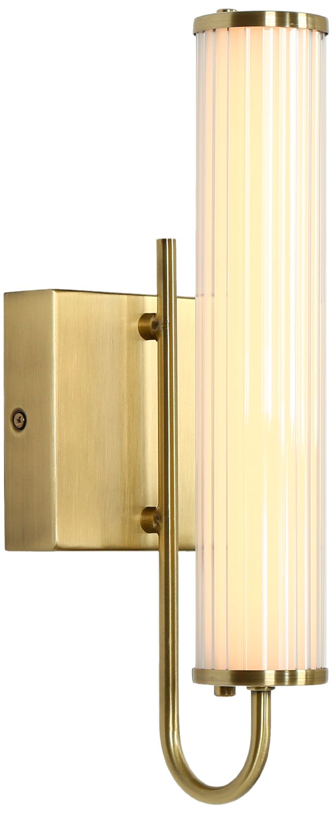 Thumbnail1 of Cambria Modern Brass 14.2" Integrated LED Bathroom Wall Sconce Light