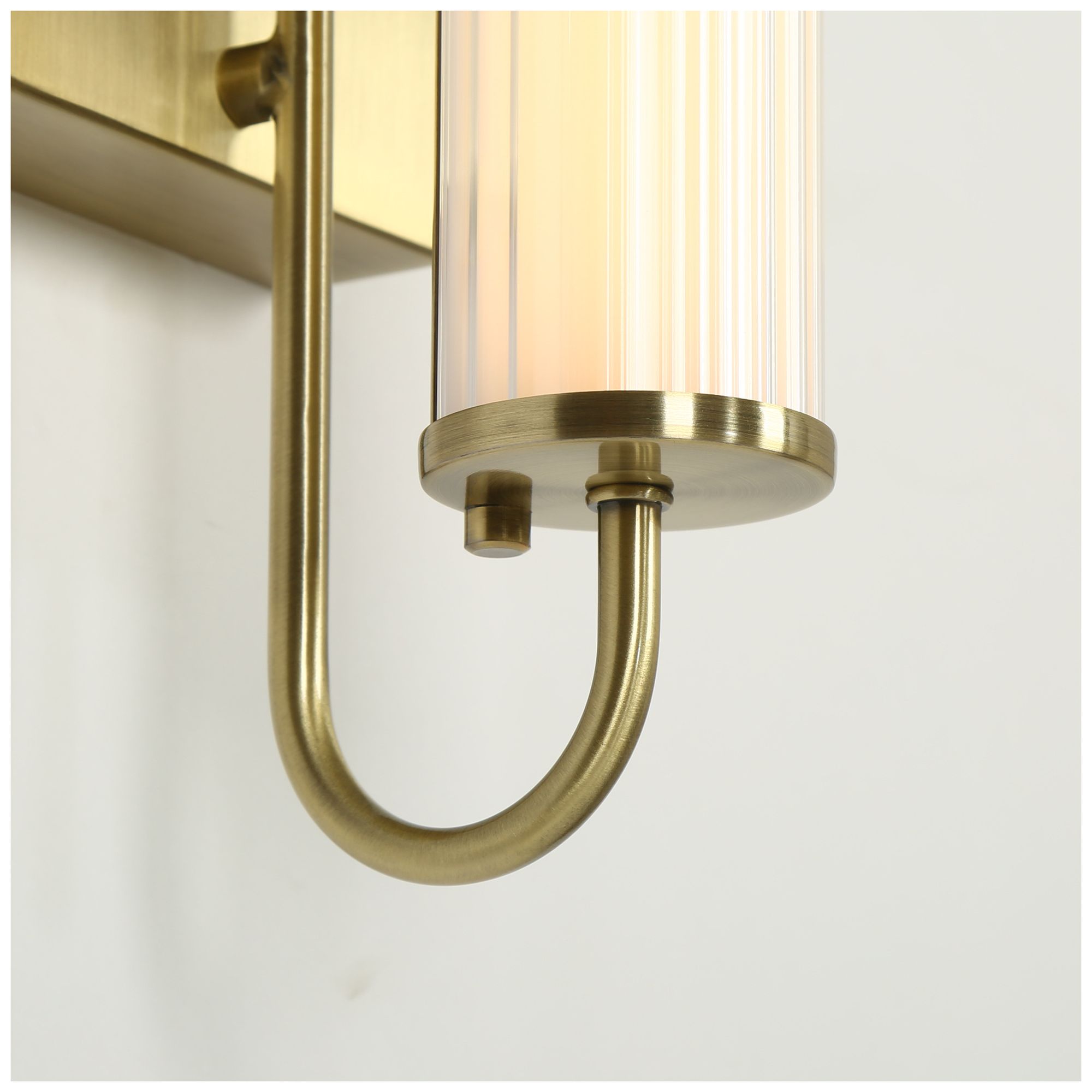 Thumbnail3 of Cambria Modern Brass 14.2" Integrated LED Bathroom Wall Sconce Light more views