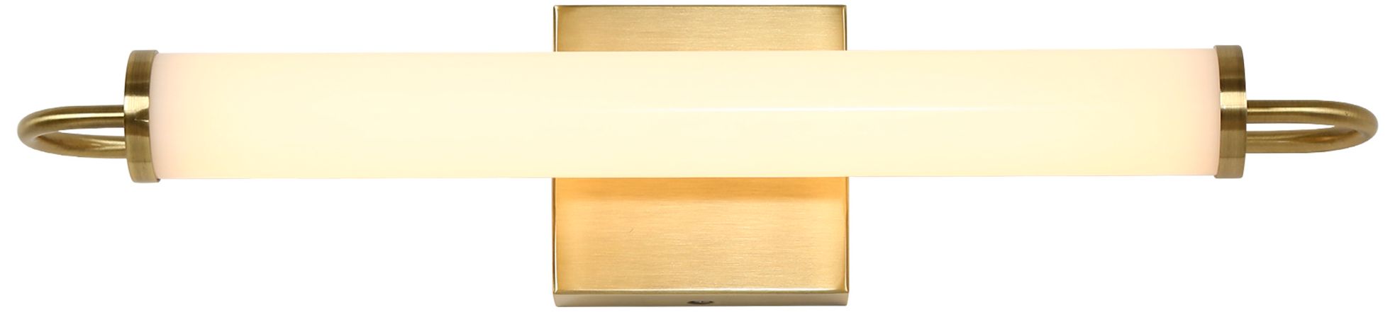 Cambria Modern Brass 21.3" Integrated LED Bathroom Vanity Light Sconce
